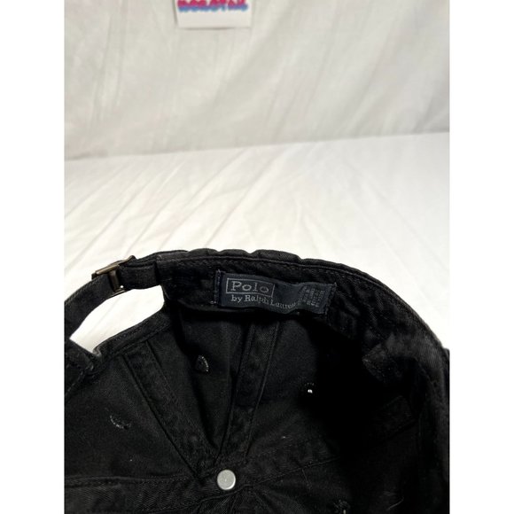 Polo Ralph Lauren Small Pony Hat Youth 4-7 Black - Picture 6 of 8